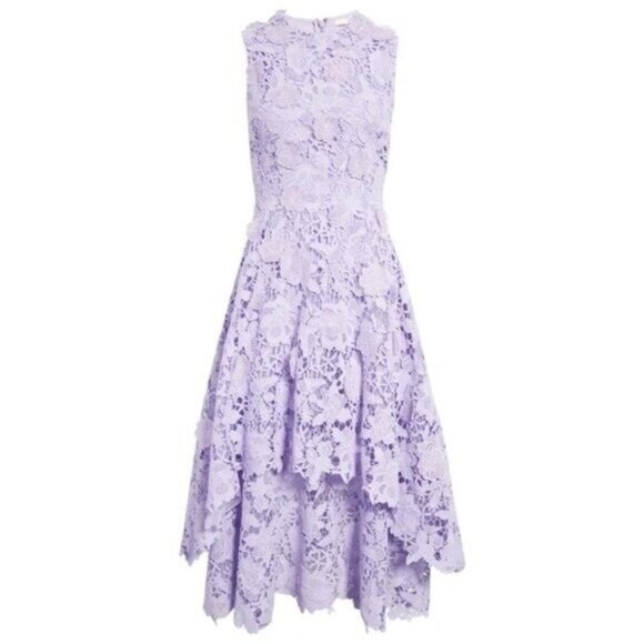 JASON WU COLLECTION GUIPURE COTTON MIDI DRESS SIZE S/M NEW - Picture 10 of 16